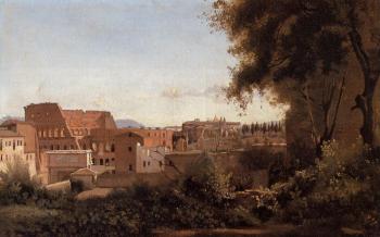 Rome, View from the Farnese Gardens, Noon(Study of the Coliseum)
